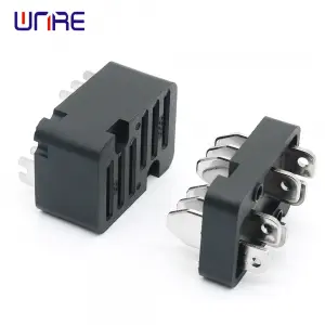 Pitch 5.0MM 6 Positions High Current 30A Blade Battery Connector Plug Socket Male Female