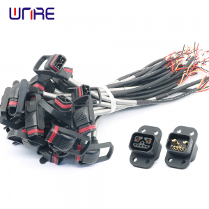 Connector 2+1+5 20A Male Electric Bike Charger Battery Charger Plug Socket
