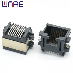 RJ Sinking Plate 8.6 Belt Type Stainless Steel Braided Tape Network Socket Connector Interface
