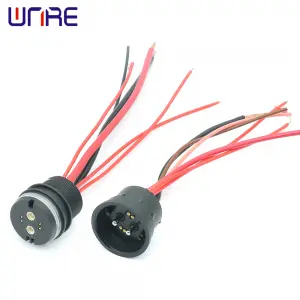 Magnetic Connection Charging Power Plug Socket Military Waterproof Male Female Adsorption