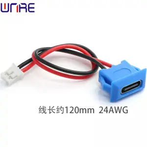 TYPE-C-00070 Waterproof Buckle Connector USB Interface Fast Charging Socket Female Socket