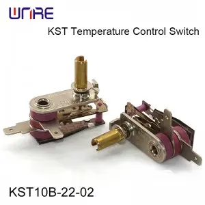 KST10B-22-02 Temperature Control Switch Commercial Thermostat 250V 10A High Load Capacity for Restaurant Kitchen Heaters
