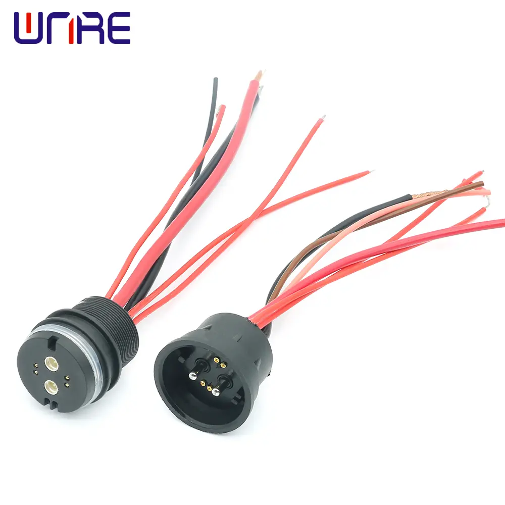 Magnetic Connection Charging Power Plug Socket Military Waterproof Male Female Adsorption