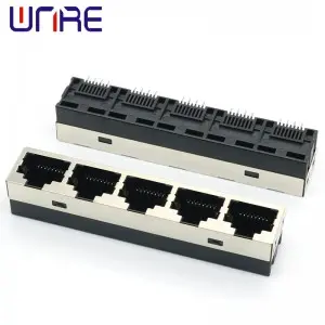 RJ45-55-1X5 Half Pack 8P8C Network Socket Connector Interface Without Spring Telephone Socket