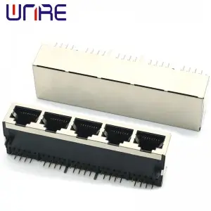 Network Socket Connector Interface RJ45-59-1X5 With Shielding Crystal Head Female With Shell