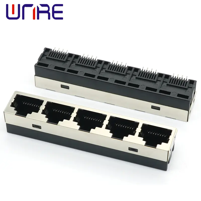 RJ45-55-1X5 Half Pack 8P8C Network Socket Connector1