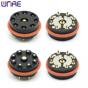 Male Female 9Pin Power Supply Charging Magnetic Connector Port Waterproof Pogopin Connector