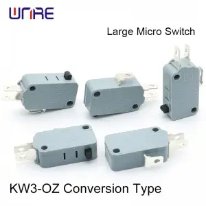 KW3-OZ Conversion Type Largre Micro Switch Changeover 3-PIN for Solar Panels/Battery Packs/Chargers/Inverters/Power Stations