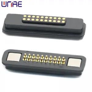 Magnetic Connector 20P Pogopin CZX-E4 Square Male Female Waterproof Charging Socket Connector