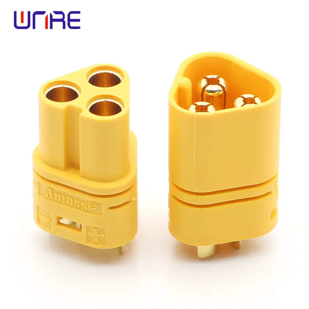 Low MOQ for Black Yellow Mt60 3.5mm 3 Pole Bullet Connector Male Female Plug Featured Image