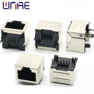 RJ45-56 Without Light With Shell New Mold 8P8C Crystal Socket Network Socket Connector Interface