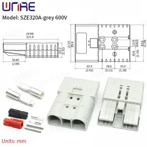 SZE-320A Energy Storage Battery Connector Wiring Terminal Plug Charging Socket Interface Connector