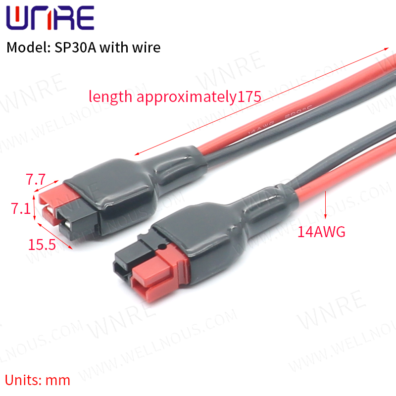 SP30A With Wire Connector Terminal Plug Battery Charging Socket Port Anderson Connector Interface3