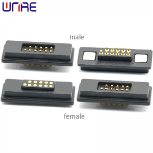 CZX-E3 Square Magnetic Connector 11P Waterproof Pogopin Male Female Charging Socket Connector