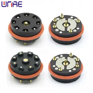 Strong Adsorption 6Pin 2A12V Magnetic Connector Charging Male Female Circular Pogopin Connector