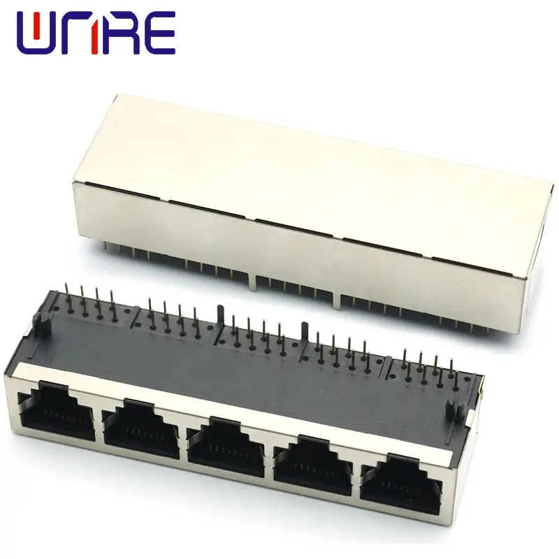 Network Socket Connector Interface RJ45-59-1X5 With Shielding Crystal Head Female With Shell1