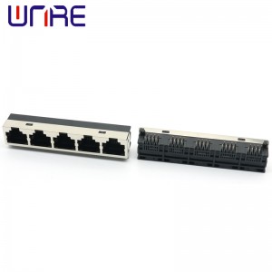 RJ45-55-1X5 Half Pack 8P8C Network Socket Connector Interface Without Spring Telephone Socket