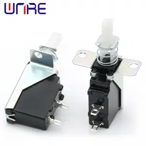 SW-3-2 2pin Self-locking Power Switch White Handle With Spring Home Appliance Button Accessories