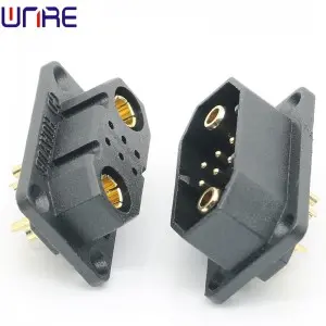 HY2+6P Plug Copper Material Connector Interface Male Female Lithium Battery High Current Connector