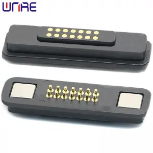 14P Pogopin CZX-E4 Waterproof Square Magnetic Connector Male Female Charging Socket