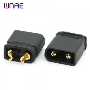 BLACK XT30U-M Connector Plug For Telecontrolled Aircraft