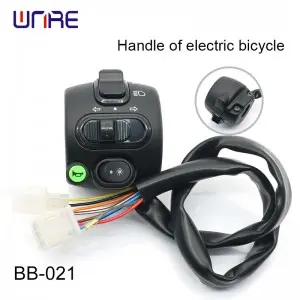 BB-020 BB-021 EV Handle Integrated Horn Turn Signals IPX5 Equivalent for Solar Storage Vehicles/E-Mobility Fleets