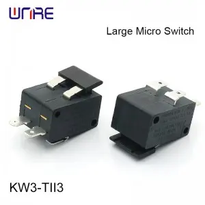 KW3-TII3 Largre Micro Switch Commercial 16A 250V for POS Machines/ATMs/Kiosks/Display Cases/Vending Equipment