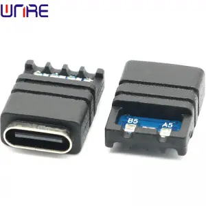 TYPE-C-00020 Micro Socket Interface Connector Charging Source USB Female Charging Interface