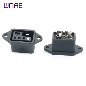 New National Standard Electric Bicycle Socket High Current Male And Female Interface High-temperature Resistant Charging Product