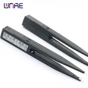 Portable tweezers testing clip positive and negative pole rapid power on detection instrument
