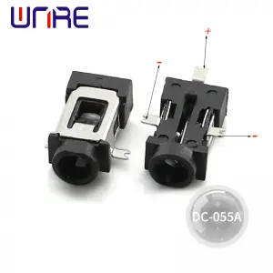 DC power socket Black High-performance power socket Product parameter