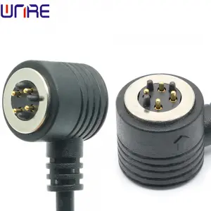 USB Male Female 4P Pogopin Magnetic Connector 24AWG Fast Charging Power Data Cable Connector