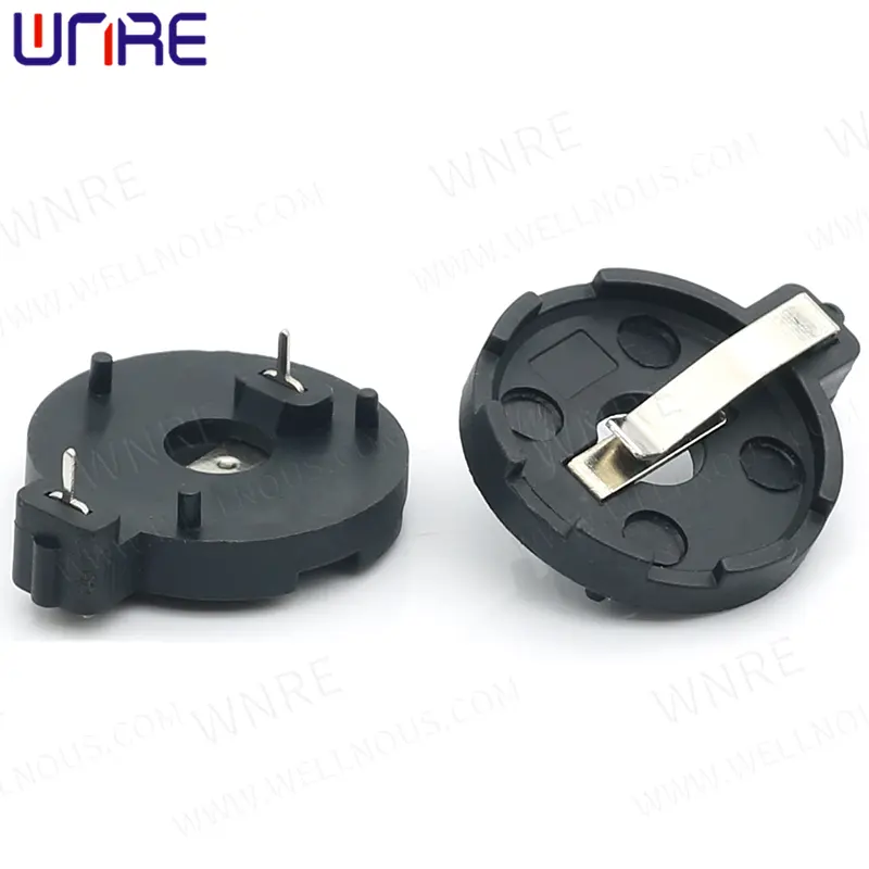 BS2032-3-1 Button Cell Battery Socket Black BS Battery Holder Case Box Coin Cell Socket 5Pcs1