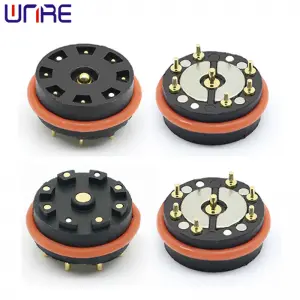 7Pin 2A12V Circular Pogopin Connector Magnet Power Supply Male Female Magnetic Connector