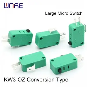 KW3-OZ Conversion Type Largre Micro Switch Changeover 3-PIN for Solar Panels/Battery Packs/Chargers/Inverters/Power Stations