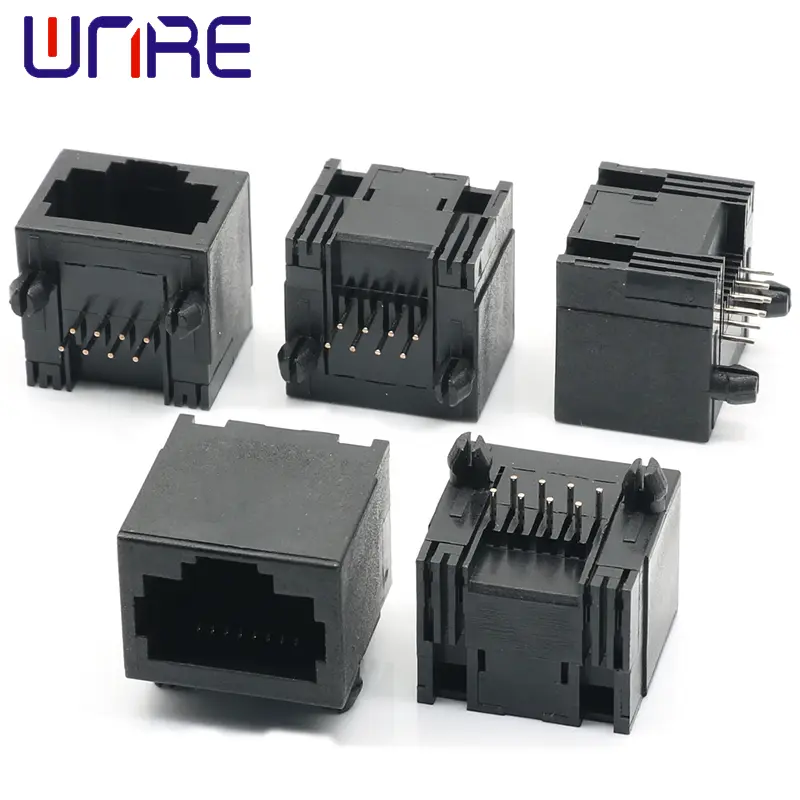 RJ45-56 Without Light Full Plastic New Mold Connector Crystal Network Socket Connector Interface