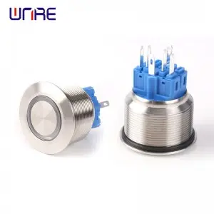 28A single-pole ring type self-locking with lamp