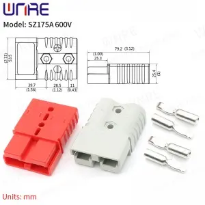 SZ175A(1-0awg-50mm²) Energy Storage Connector Wiring Terminal Plug Charging Socket Port Connector