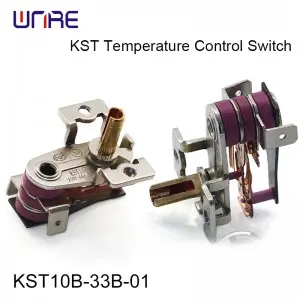 KST10B-33B-01 Temperature Control Switch Manual Thermostat 250V 10A User Friendly Adjustable Heat Control