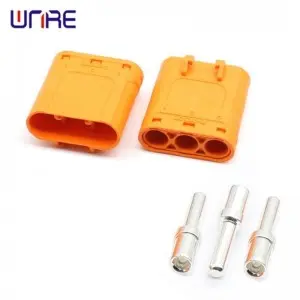 Amass 3PIN Plug LCC30 Copper Silver Plated Lithium Battery Connector For Smart Appliance Male Female LCC30-F LCC30-M