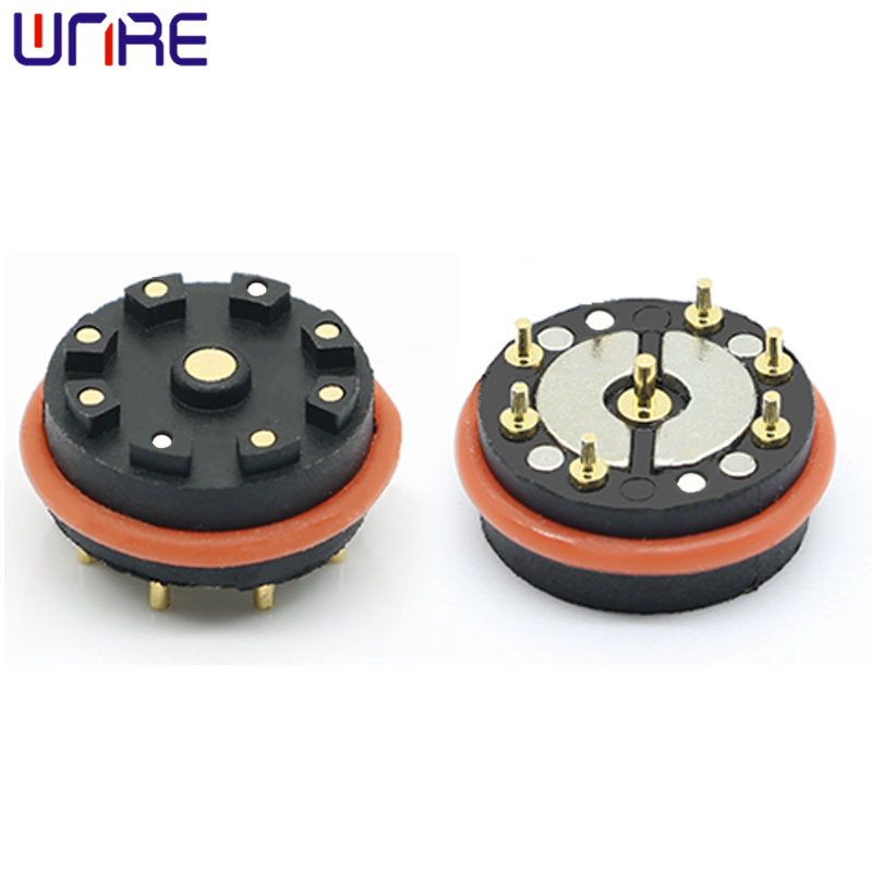 7Pin 2A12V Circular Pogopin Connector Magnet Power2