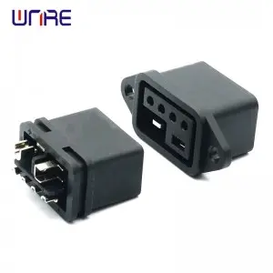 New National Standard Electric Bicycle Socket High Current Male And Female Interface High-temperature Resistant Charging Product DY-R645AM