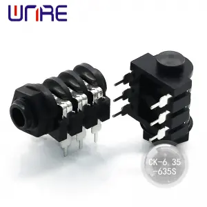 Black, 6-pin, CK-6.35-635S Headphone socket, Audio Transmission Device