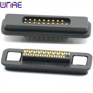 19P Pogopin CZX-E4 Square Male Female Magnetic Connector Charging Socket Connector