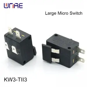 KW3-TII3 Largre Micro Switch Commercial 16A 250V for POS Machines/ATMs/Kiosks/Display Cases/Vending Equipment