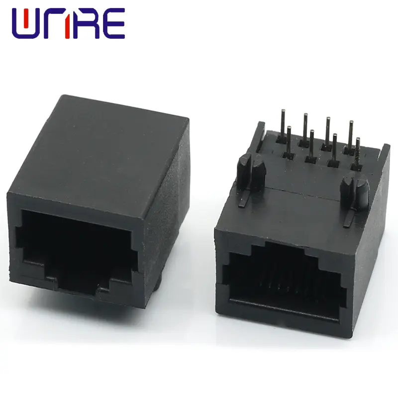RJ45-58C Single Port Full Plastic Connector1