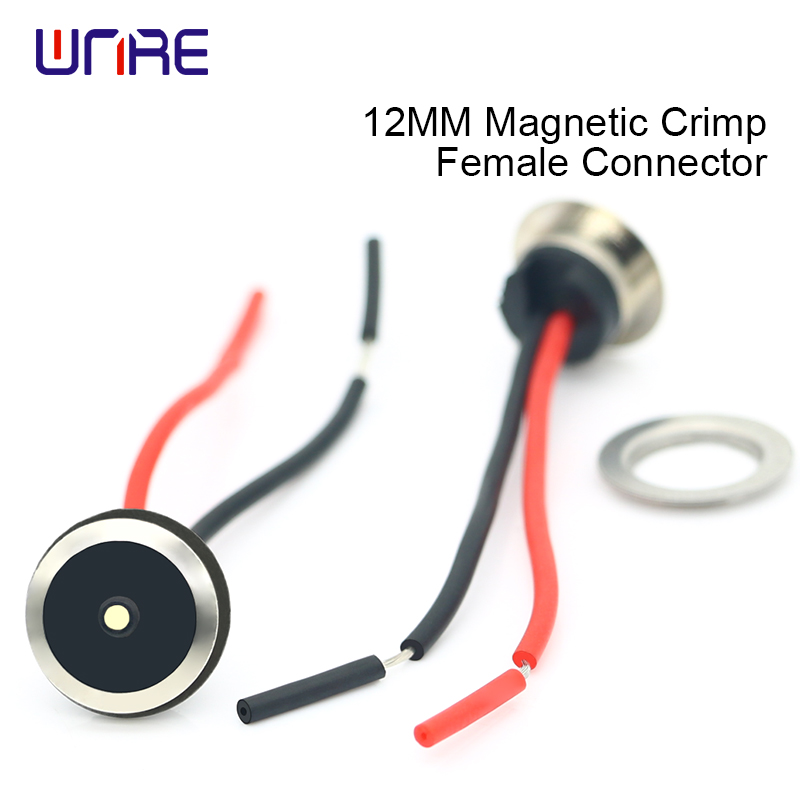 12mm Magnetic Crimp Female Connector