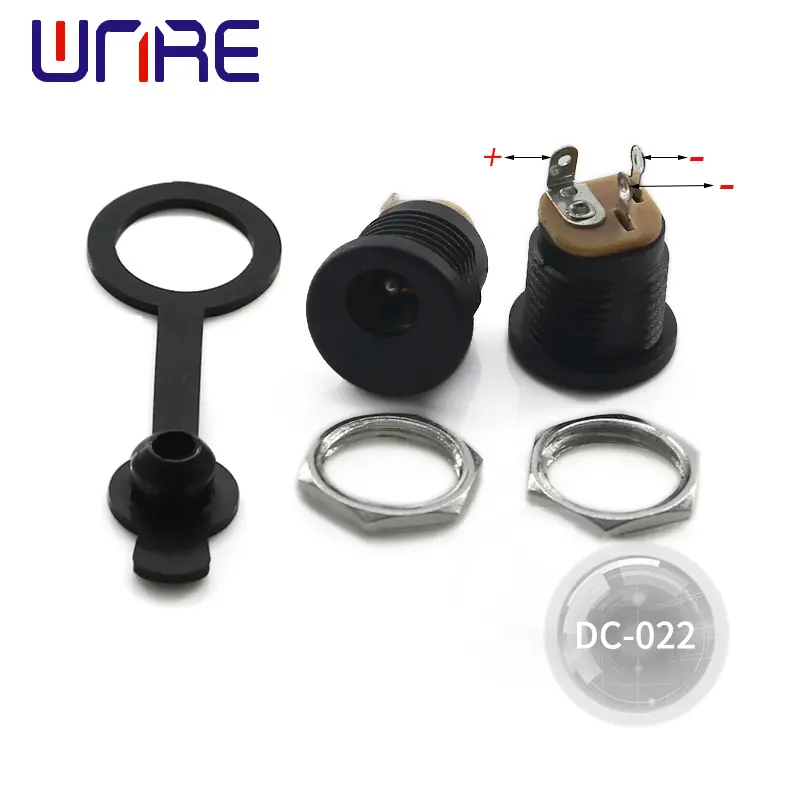 DC022 2.1mm 2.5mm dc power jack plug Connector socket Featured Image