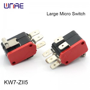 KW7-ZII5 Largre Micro Switch With Metal Roller Automation 16A for PLCs/Sensors/Actuators/Control Panels/Conveyor Systems