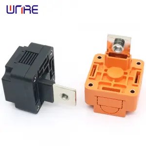 350A Energy storage quick plug automotive high voltage connector orange black